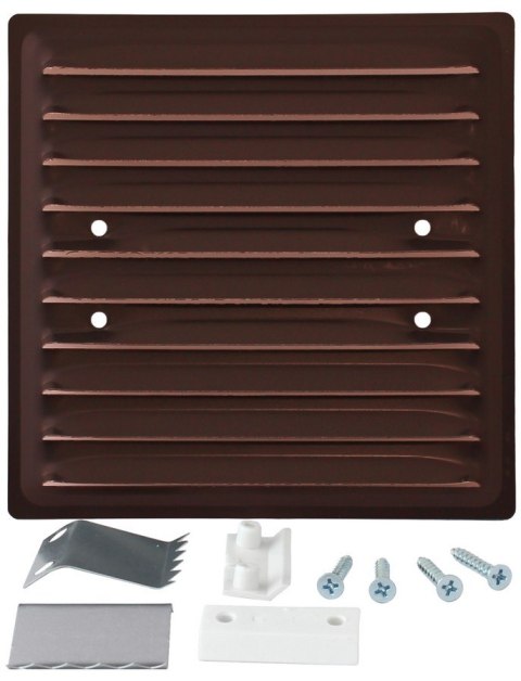 KRATKA METALOWA 150*150MM UCHWYT ROZPRĘŻNY BRĄZOWA KRATKA METALOWA 150*150MM UCHWYT ROZPRĘŻNY BRĄZOWA