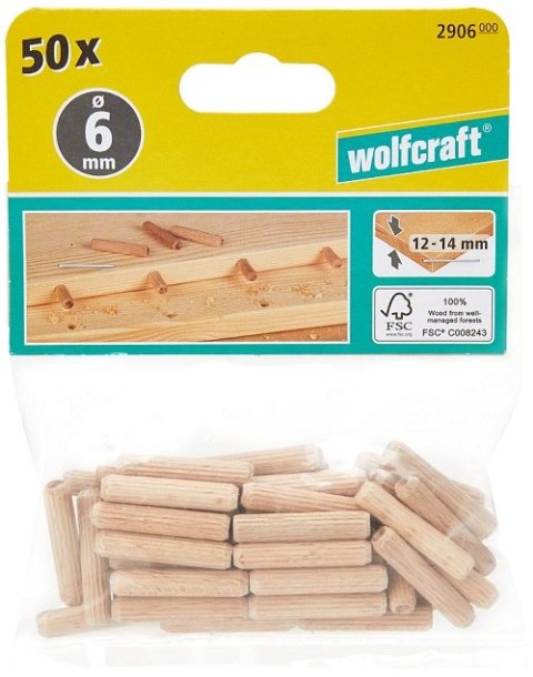 KOŁKI POŁĄCZENIOWE 6*30MM 50SZT BUK KOŁKI POŁĄCZENIOWE 6*30MM 50SZT BUK