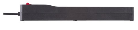 Listwa przeciwprzepięciowa ZX 510, 1L, 3,0m, czarna Listwa przeciwprzepięciowa ZX 510, 1L, 3,0m, czarna