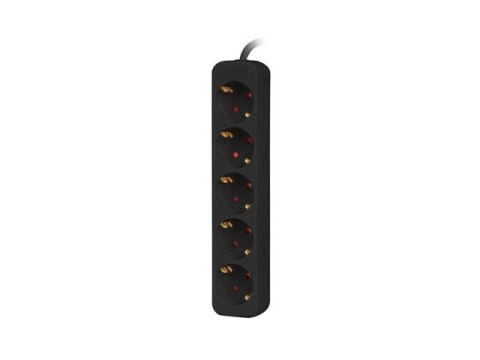 Listwa przedłużacz 3m 5X230v c PS0-05F-0300-BK Listwa przedłużacz 3m 5X230v c PS0-05F-0300-BK