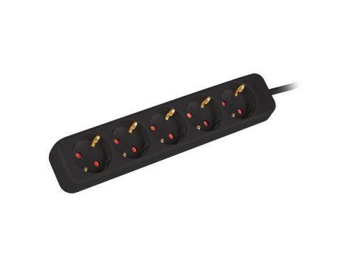 Listwa przedłużacz 3m 5X230v c PS0-05F-0300-BK Listwa przedłużacz 3m 5X230v c PS0-05F-0300-BK