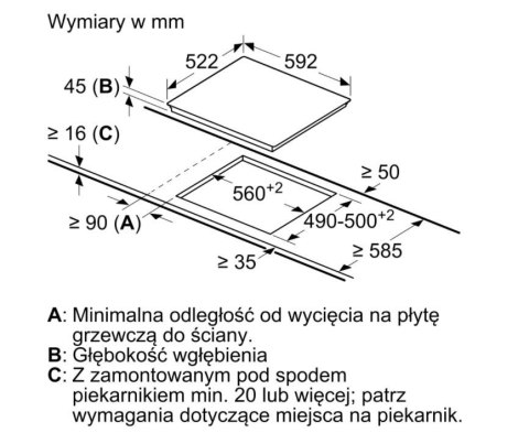 Płyta ceramiczna PKE611FP2E Płyta ceramiczna PKE611FP2E