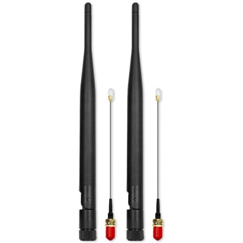 Antena Wi-Fi 2.4/2.5GHz | 5.1/5.8GHz | 5dBi | dookólna | wewnętrzna Antena Wi-Fi 2.4/2.5GHz | 5.1/5.8GHz | 5dBi | dookólna | wewnętrzna