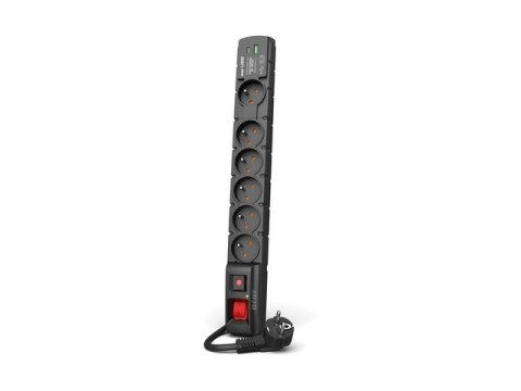 Listwa zasilająca ACAR S6 USB A+C 1.5m 6X PD3.0 Listwa zasilająca ACAR S6 USB A+C 1.5m 6X PD3.0