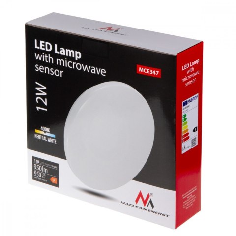 Lampa sufitowa LED z czujnikiem zmierzchu MCE347 Lampa sufitowa LED z czujnikiem zmierzchu MCE347