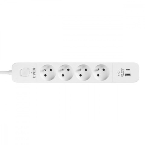 Listwa antyprzepięciowa PROTECT 4PL 1A1C USB T/LZ12-PRO015/1000 Listwa antyprzepięciowa PROTECT 4PL 1A1C USB T/LZ12-PRO015/1000