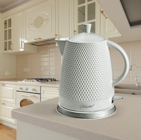Ceramiczny czajnik elektryczny 1,5l 1500W MR-069-WHITE Ceramiczny czajnik elektryczny 1,5l 1500W MR-069-WHITE