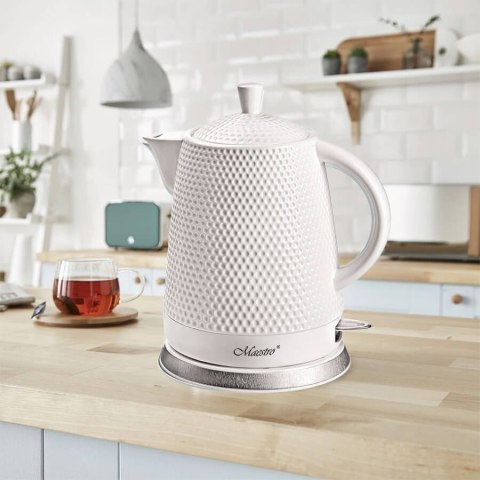 Ceramiczny czajnik elektryczny 1,5l 1500W MR-069-WHITE Ceramiczny czajnik elektryczny 1,5l 1500W MR-069-WHITE