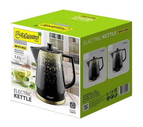 Ceramiczny czajnik elektryczny 1,5l 1500W MR-074-SILVER Ceramiczny czajnik elektryczny 1,5l 1500W MR-074-SILVER
