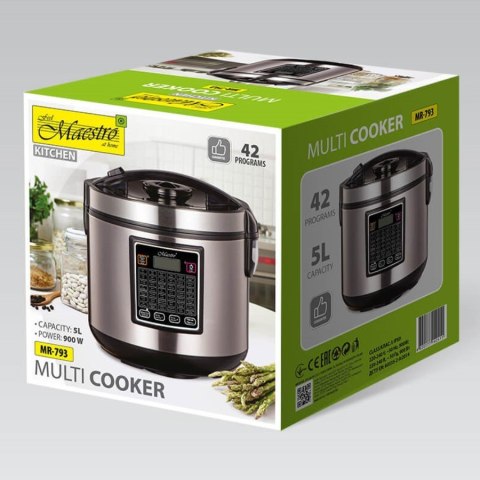 Multicooker 5 l, 42 programy, 900W MR-793 Multicooker 5 l, 42 programy, 900W MR-793