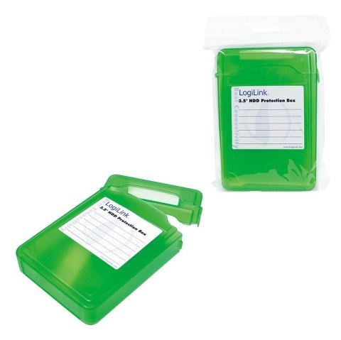 Pudełko ochronne do HDD 3.5 cala Zielone Pudełko ochronne do HDD 3.5 cala Zielone