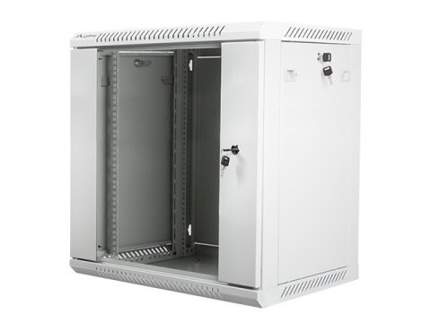 Szafa instalacyjna wisząca 19'' 12U 600X450mm szara (drzwi szklane) Szafa instalacyjna wisząca 19'' 12U 600X450mm szara (drzwi szklane)