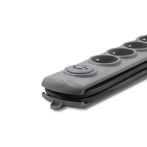 Listwa antyprzepięciowa Quick Switch, 6 gniazd, 3m, szara Listwa antyprzepięciowa Quick Switch, 6 gniazd, 3m, szara