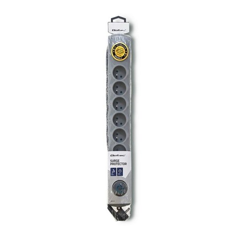 Listwa antyprzepięciowa | Quick Switch | 8 gniazd | 3m | szara Listwa antyprzepięciowa | Quick Switch | 8 gniazd | 3m | szara