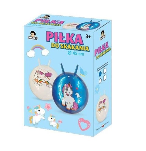 Piłka do skakania z rogami jednorożec Piłka do skakania z rogami jednorożec