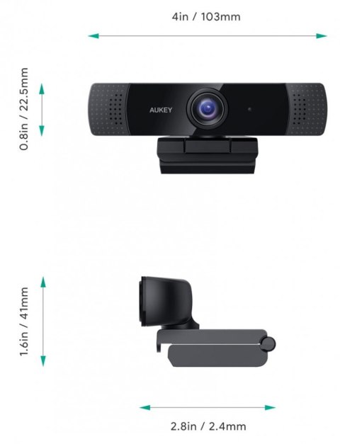 PC-LM1E Kamera internetowa USB | Full HD 1920x1080 | 1080p | 30fps | Mikrofony stereo PC-LM1E Kamera internetowa USB | Full HD 1920x1080 | 1080p | 30fps | Mikrofony stereo