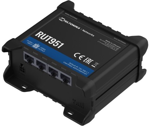Router LTE RUT951 (Cat4), 3G, 2G, WiFi, Ethernet Router LTE RUT951 (Cat4), 3G, 2G, WiFi, Ethernet