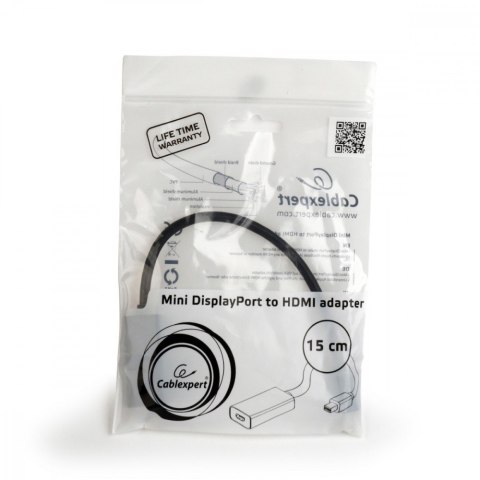 Adapter 4K Mini DP na HDMI Czarny Adapter 4K Mini DP na HDMI Czarny