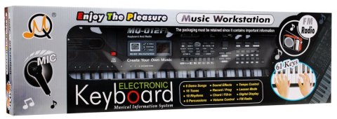 Keyboard z funkcją nauki dla dzieci 5+ Mikrofon + Nagrywanie Radio - model nr 012 Keyboard z funkcją nauki dla dzieci 5+ Mikrofon + Nagrywanie Radio - model nr 012