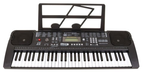 Keyboard z mikrofonem dla dzieci 5+ Taktomierz Radio USB MP3 - model nr 6152 Keyboard z mikrofonem dla dzieci 5+ Taktomierz Radio USB MP3 - model nr 6152