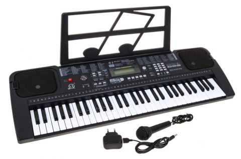 Keyboard z mikrofonem dla dzieci 5+ Taktomierz Radio USB MP3 - model nr 6152 Keyboard z mikrofonem dla dzieci 5+ Taktomierz Radio USB MP3 - model nr 6152