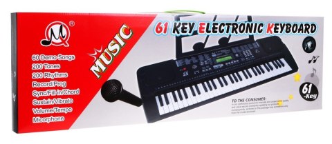 Keyboard z mikrofonem dla dzieci 5+ Taktomierz Radio USB MP3 - model nr 6152 Keyboard z mikrofonem dla dzieci 5+ Taktomierz Radio USB MP3 - model nr 6152