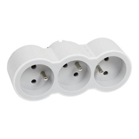 Rozgałęźnik 3x2P+Z B/S 049433 Rozgałęźnik 3x2P+Z B/S 049433