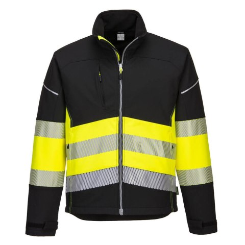 KURTKA OSTRZEGAWCZA SOFTSHELL PW375BKY ROZMIAR M KURTKA OSTRZEGAWCZA SOFTSHELL PW375BKY ROZMIAR M