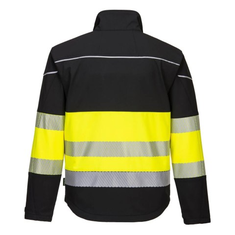 KURTKA OSTRZEGAWCZA SOFTSHELL PW375BKY ROZMIAR M KURTKA OSTRZEGAWCZA SOFTSHELL PW375BKY ROZMIAR M