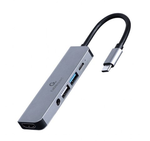 Adapter USB-C 5w1, PD, HDMI, Audio, USB 3.1, USB 2.0 Adapter USB-C 5w1, PD, HDMI, Audio, USB 3.1, USB 2.0