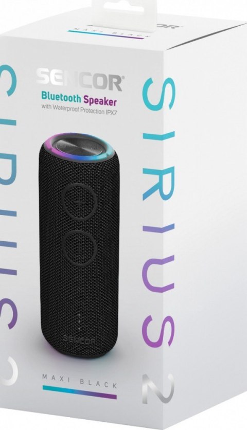 Głośnik bluetooth SIRIUS 2 MAXI B moc 30W, LED, TWS