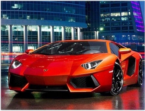 Diamentowa mozaika - Auto czerwone Diamentowa mozaika - Auto czerwone