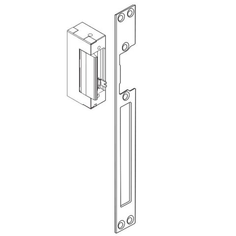 Dwustronny prosty szyld do elektrozaczepu | Blacha zaczepowa | 250mm | Stal nierdzewna Dwustronny prosty szyld do elektrozaczepu | Blacha zaczepowa | 250mm | Stal nierdzewna
