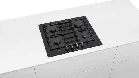 Płyta gazowa BOSCH PPP6A6B90 (4 pola grzejne; kolor czarny) Płyta gazowa BOSCH PPP6A6B90 (4 pola grzejne; kolor czarny)