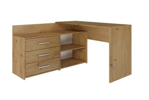 Biurko narożne + komoda DANY 120x50xH76 artisan Biurko narożne + komoda DANY 120x50xH76 artisan