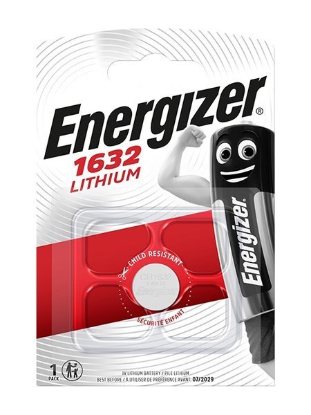 ENERGIZER BATERIA SPECJALISTYCZNA LITHIUM CR1632 3V 1 SZTUKA ENERGIZER BATERIA SPECJALISTYCZNA LITHIUM CR1632 3V 1 SZTUKA