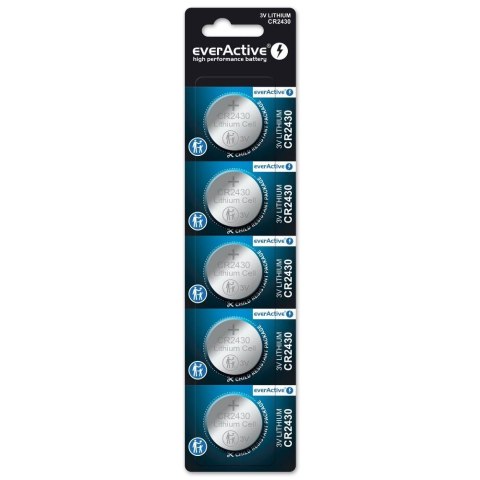 EVERACTIVE BATERIE LITOWE CR2430 BLISTER 5 SZT. CR24305BL EVERACTIVE BATERIE LITOWE CR2430 BLISTER 5 SZT. CR24305BL