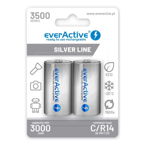 Zestaw akumulatorków everActive EVHRL14-3500 (3500mAh ; Ni-MH) Zestaw akumulatorków everActive EVHRL14-3500 (3500mAh ; Ni-MH)