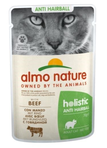 ALMO NATURE Functional Hairball z wołowiną - mokra karma dla kotów- 70g ALMO NATURE Functional Hairball z wołowiną - mokra karma dla kotów- 70g