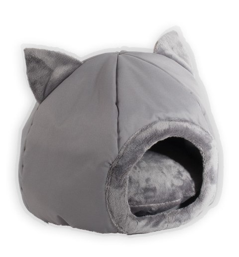 GO GIFT Budka dla kota - szary - 40x40x34 cm GO GIFT Budka dla kota - szary - 40x40x34 cm