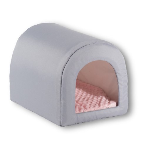 GO GIFT Jaskinia Budka dla kota i psa - jasny szary - 40 x 33 x 29 cm GO GIFT Jaskinia Budka dla kota i psa - jasny szary - 40 x 33 x 29 cm