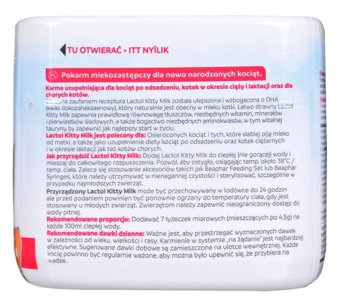 BEAPHAR LACTOL Kitty Milk - pokarm mleko zastępcze dla kociąt - 250g BEAPHAR LACTOL Kitty Milk - pokarm mleko zastępcze dla kociąt - 250g