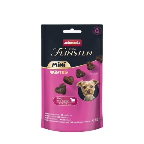Animonda Vom Feinsten Mini Bites wołowina 50g Animonda Vom Feinsten Mini Bites wołowina 50g