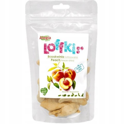 ALEGIA Loffki Brzoskwinia liofilizowana 15g ALEGIA Loffki Brzoskwinia liofilizowana 15g