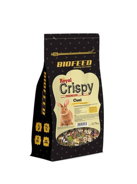 BIOFEED Royal Crispy Premium Cuni 0,75kg BIOFEED Royal Crispy Premium Cuni 0,75kg