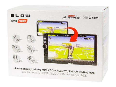 BLOW RADIO AVH-9810 2DIN 7" BLOW RADIO AVH-9810 2DIN 7"