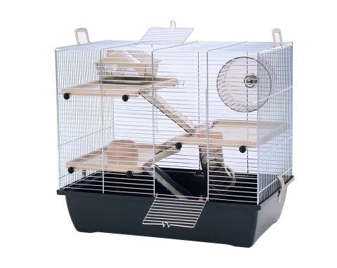 "INTER-ZOO Pinky 3 zinc czarna 500x330x455 "INTER-ZOO Pinky 3 zinc czarna 500x330x455