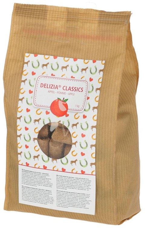 KERBL Smakołyki dla konia Delizia Classic, jabłko, 1 kg KERBL Smakołyki dla konia Delizia Classic, jabłko, 1 kg