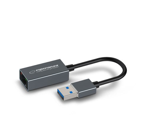 ESPERANZA GIGABIT ETHERNET 1000 MBPS ADAPTER USB 3.0-RJ45 ENA101 ESPERANZA GIGABIT ETHERNET 1000 MBPS ADAPTER USB 3.0-RJ45 ENA101