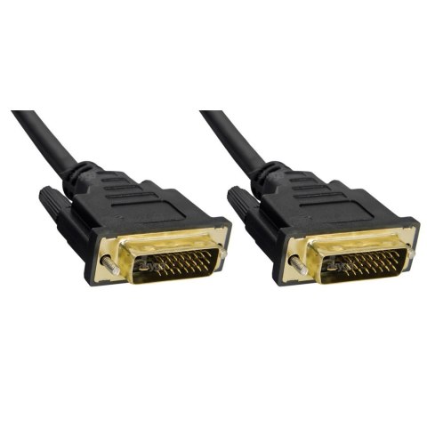 Kabel Akyga AK-AV-06 (DVI-D M - DVI-D M; 1,8m; kolor czarny) Kabel Akyga AK-AV-06 (DVI-D M - DVI-D M; 1,8m; kolor czarny)